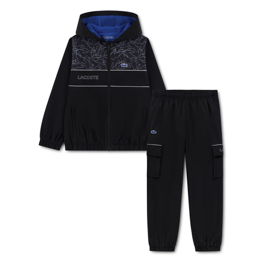 LACOSTE BOYS DIAMOND TAFFETA TRACKSUIT 847684