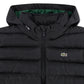 LACOSTE BOYS BLACK MID WEIGHT PUFFER JACKET 847907