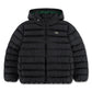 LACOSTE BOYS BLACK MID WEIGHT PUFFER JACKET 847907