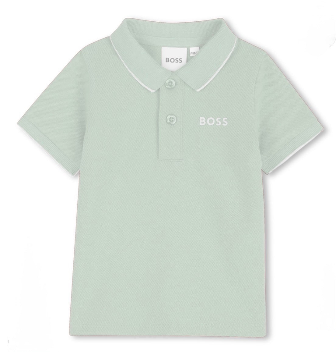 BOSS BABY/TODDLER SPROUT GREEN POLO SHIRT J52713