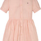 TOMMY HILFIGER PINK STRIPED DRESS 8579