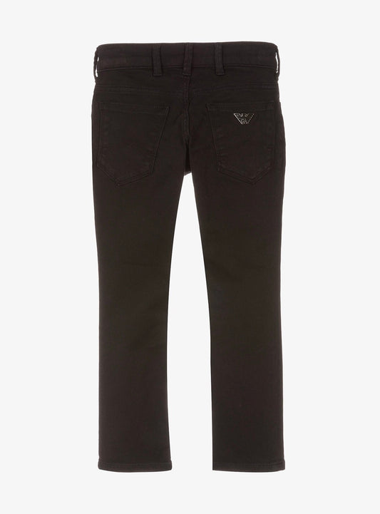 EMPORIO ARMANI BOYS BLACK JEANS
