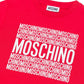 MOSCHINO RED SHORTS SET H6M04K-HUQ028