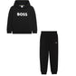 BOSS BOYS BLACK HOODY TRACKSUIT J52351/J52288