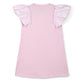 A DEE HEAVENLY HYDRANGEA CALI SWEAT DRESS WITH LARGE BOW DETAIL 1704 - PINK BLOSSOM