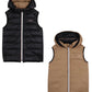 BOSS BOY BEIGE REVERSIBLE BODY WARMER/GILET J53436