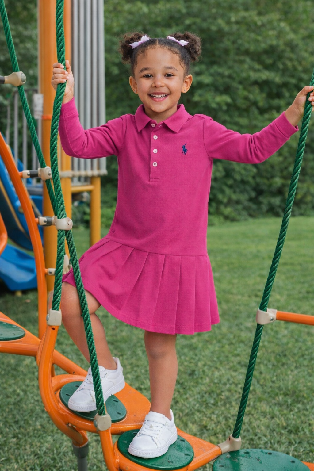 RALPH LAUREN PINK POLO DRESS