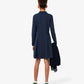 LACOSTE NAVY PIQUE POLO DRESS 347900