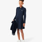 LACOSTE NAVY PIQUE POLO DRESS 347900
