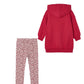 MAYORAL GIRLS RED HOODED DRESS/LEGGINGS SET 4.928