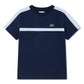 LACOSTE COLOURBLOCK STRIPED T SHIRT 847774