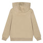 LACOSTE BEIGE HOODED SWEATSHIRT