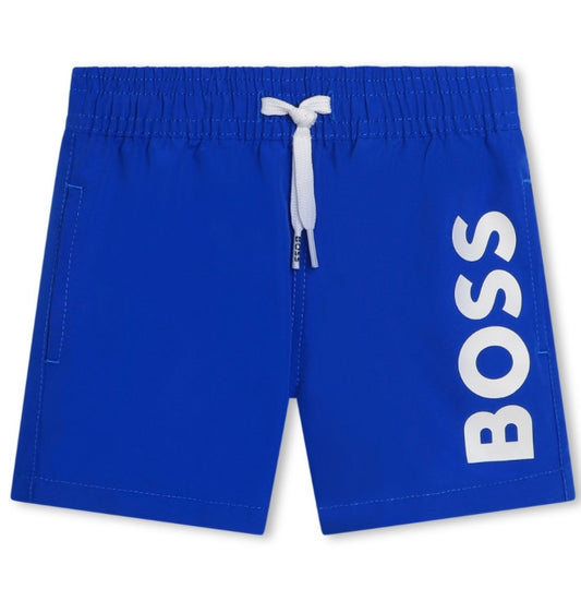 Boss Baby/Toddler Swim Shorts.Electric Blue