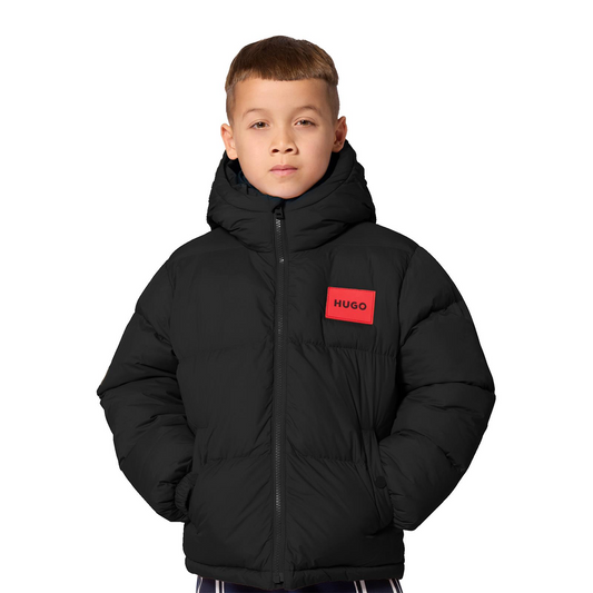 HUGO PUFFER JACKET IN BLACK G01254