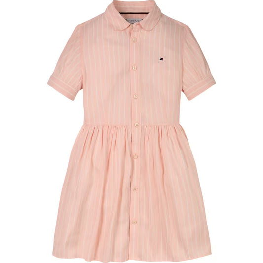 TOMMY HILFIGER PINK STRIPED DRESS 8579