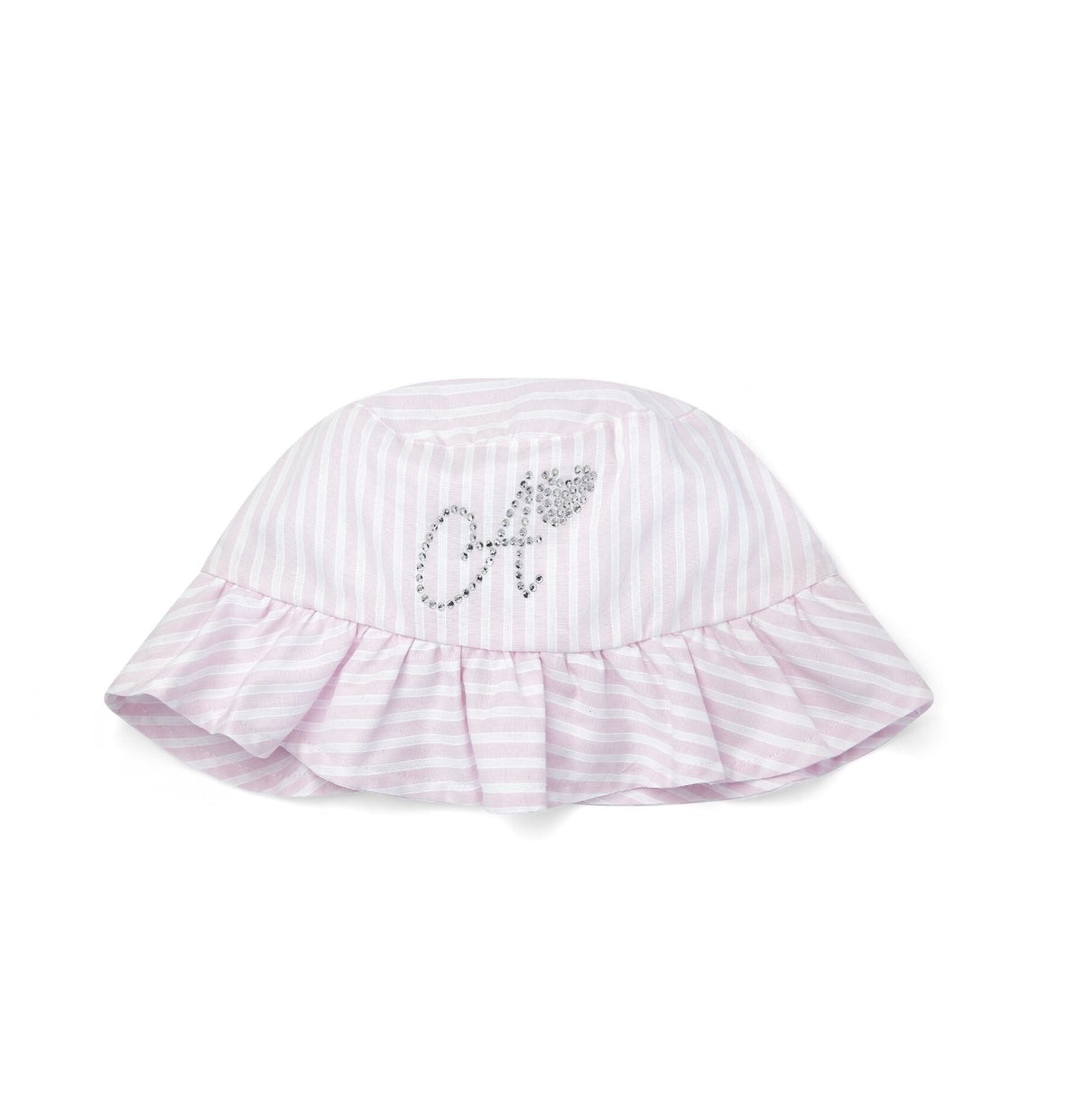 A DEE HEAVENLY HYDRANGEA DREAM SEERSUCKER BUCKET HAT 1910 - PINK BLOSSOM