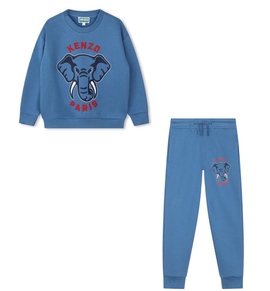 KENZO BLUE ELEPHANT TRACKSUIT