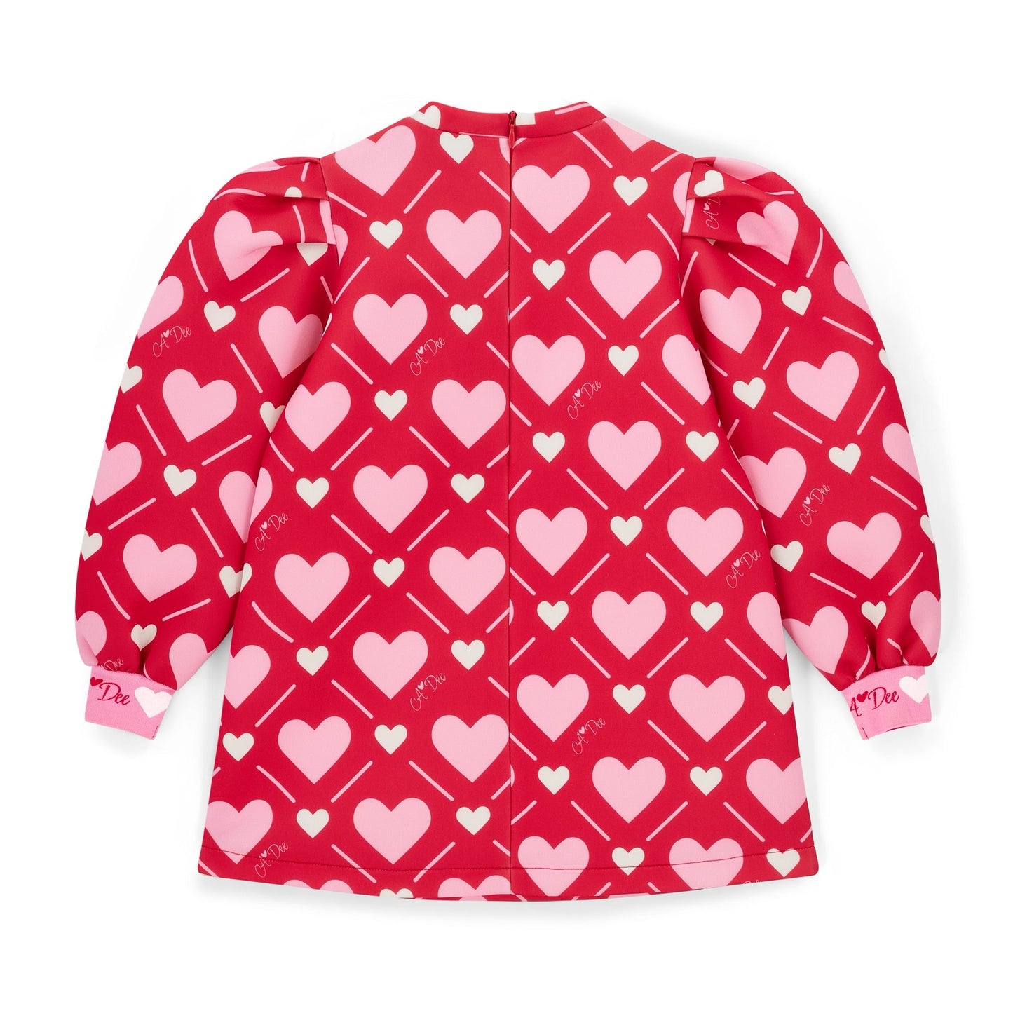 A DEE LIBBY RED HEART BOW DRESS W251705