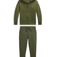 RALPH LAUREN BOY/TEENS OLIVE HOODED TRACKSUIT