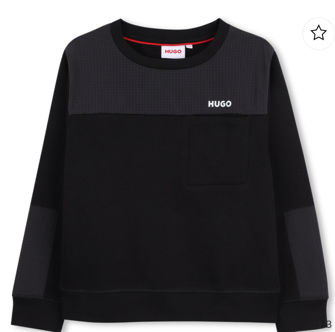 HUGO BLACK SWEATSHIRT G00449