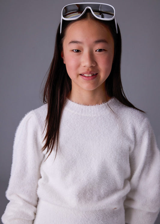 MAYORAL GIRL/TEEN WHITE JUMPER 7308