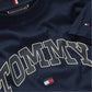 TOMMY HILFIGER NAVY RAISED PRINT T SHIRT B09939