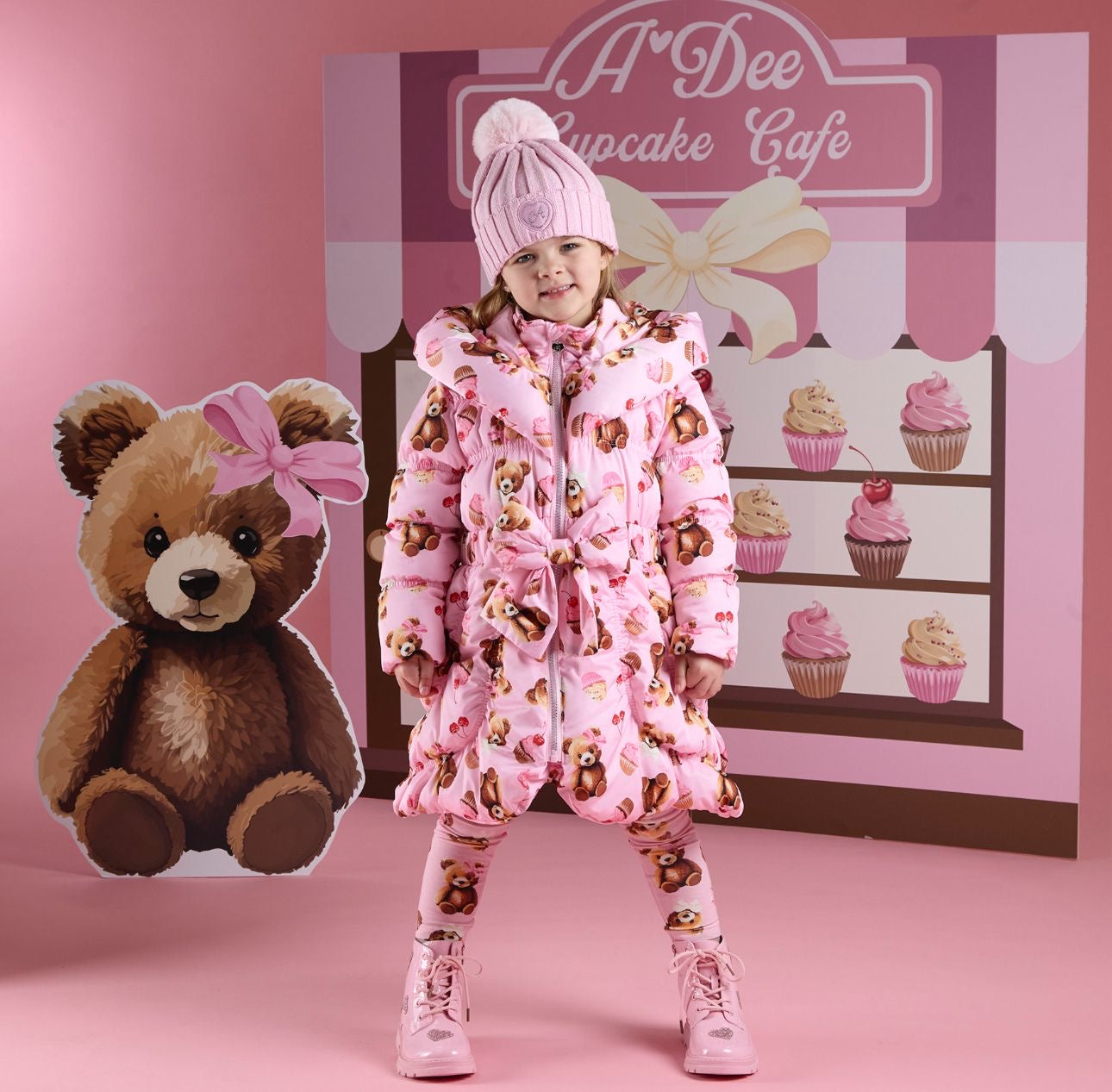 A DEE PINK BEAR LAUREN JACKET W252204