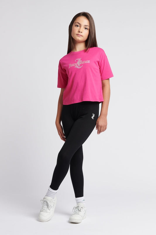 JUICY COUTURE LEGGINGS SET PINK & BLACK