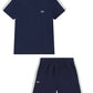 LACOSTE BOYS NAVY SHORTS & T SHIRT SET 847575-847577