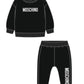 MOSCHINO TODDLER BLACK TRACKSUIT MUF06N MUP064