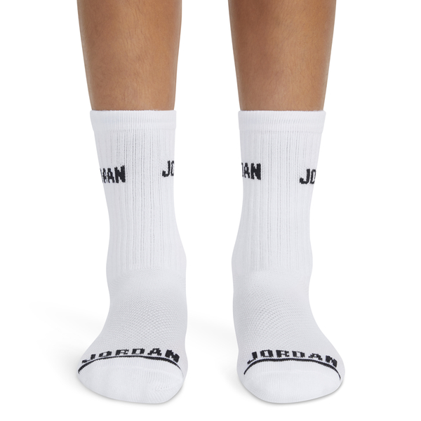 JORDAN LEGEND CREW WHITE SOCKS 6PK BJ0343