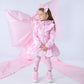 A DEE RIVER BOW PRINT PINK BLOSSOM HOODED JACKET S261201