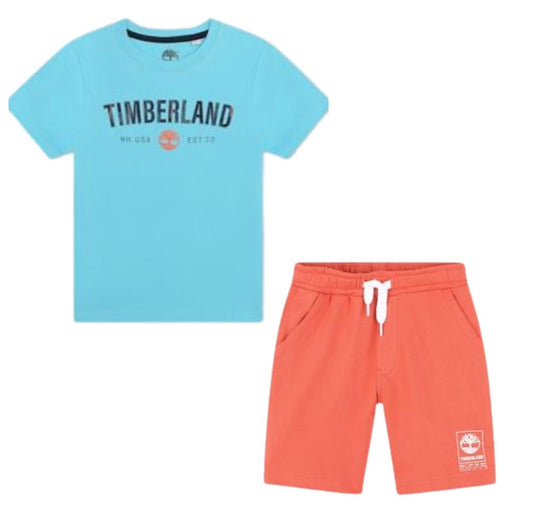 Timberland Boys Cotton Shorts Set