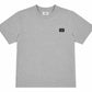 C.P. COMPANY BADGE TEE IN MEDIUM GREY CNM00S