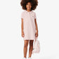 LACOSTE PINK PIQUE POLO DRESS 347066