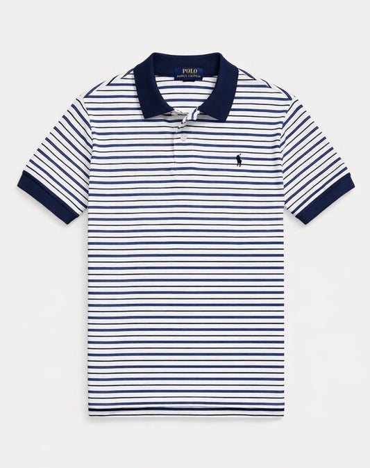 RALPH LAUREN BOY/TEEN Striped Soft Cotton Polo Shirt