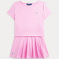 RALPH LAUREN PINK SKORT SET 965215