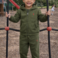 RALPH LAUREN BOY OLIVE HOODED TRACKSUIT