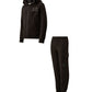 C.P. COMPANY BOYS BLACK HOODED TRACKSUIT CUF01A/COP002