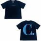 C.P.COMPANY BOYS MAXI NAVY T SHIRT CSM002