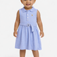 RALPH LAUREN TEEN GIRLS OXFORD BLUE POLO DRESS 966714
