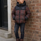 HUGO BOYS CHICORY COFFEE PUFFER JACKET G01257