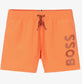 BOSS BOYS BRICK RED SWIM SHORTS J51973