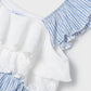 Mayoral Girls blue & white Shorts Set