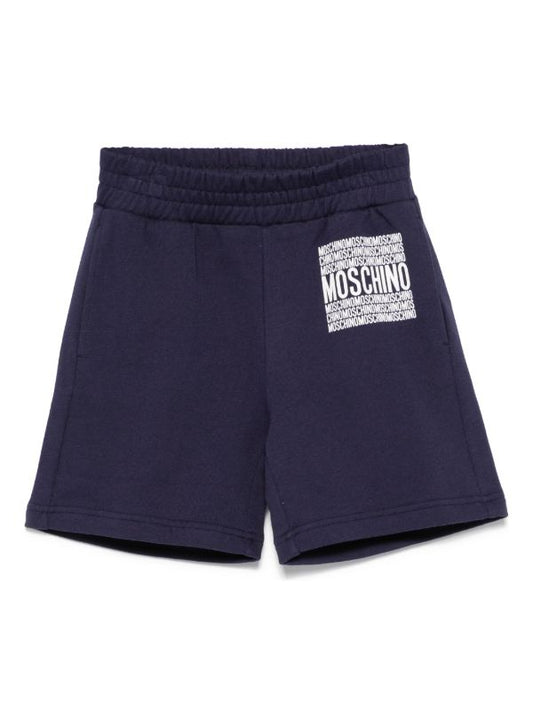 MOSCHINO NAVY SHORTS SET H6M04K-HUQ028