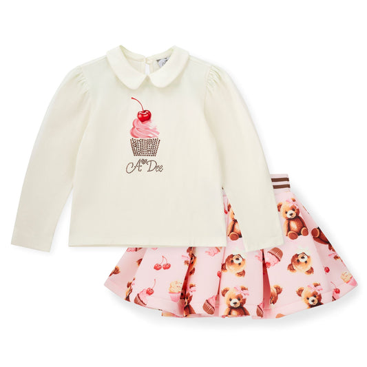 A DEE MABEL BEAR  SKIRT SET W252513