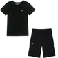 Lacoste Boys Black Cargo Shorts Set