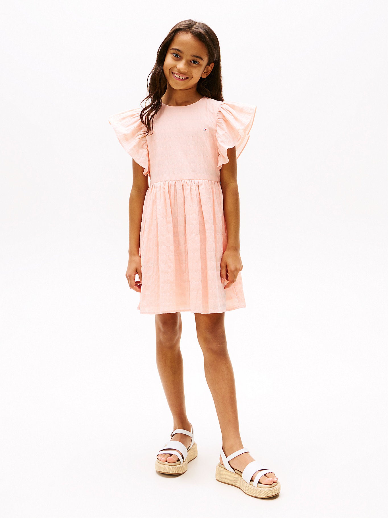 TOMMY HILFIGER GIRLS CORAL DRESS 8472