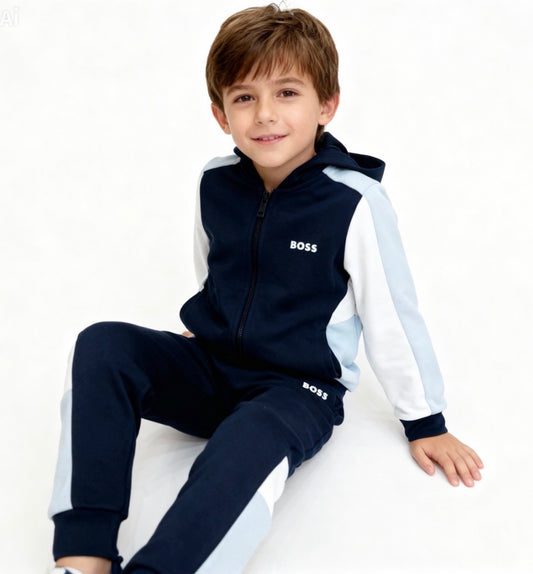 BOSS BOYS NAVY TRACKSUITJ52322/J52290