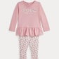 RALPH LAUREN PINK LEGGING SET K244YDC08